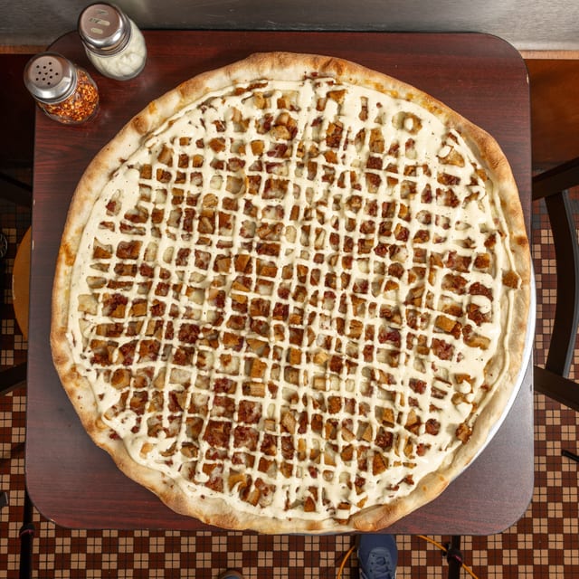 Chicken Bacon and Ranch Pizza.